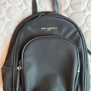 Karl Lagerfeld Sleek MINI Black Backpack